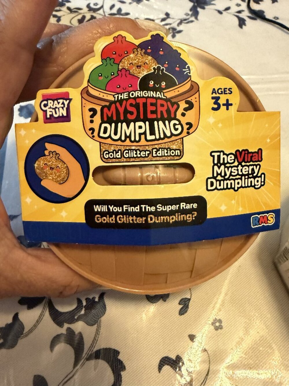 Crazy Fun Squishy Mystery Dumpling Gold Glitter Edition Original Authentic New